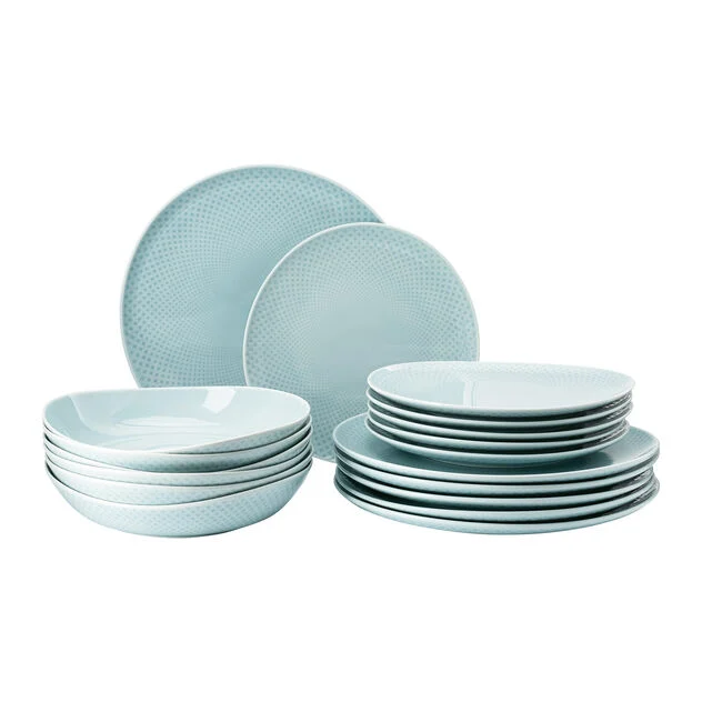 Rosenthal Junto OPAL GREEN-18 psc Set Rosenthal Junto OPAL GREEN-18 psc Set
